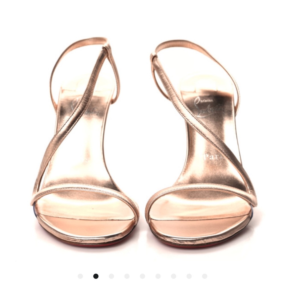 Christian Louboutin Satin PVC Rosalie 100